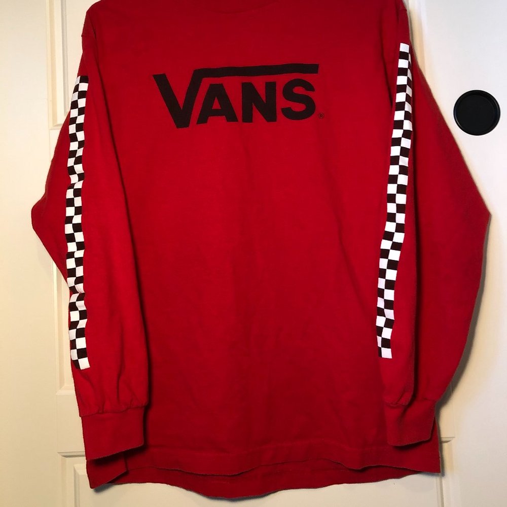 Checkered Vans Long Sleeve